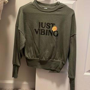 Crewneck with slogan